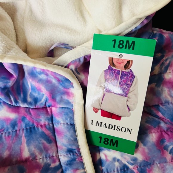 1 MADISON Pullover Fleece Hoodie NWT Size 18 Mo - Picture 10 of 10